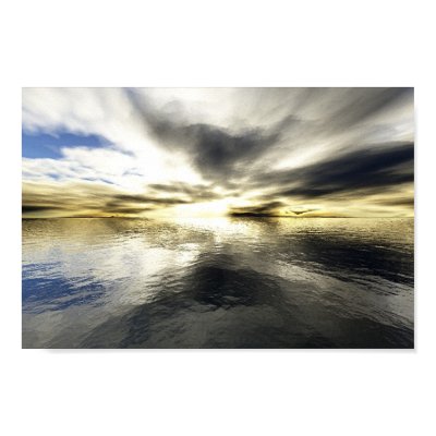 Ocean Colors Poster by Orbitol