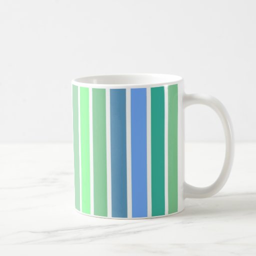 Ocean Colors Stripe Mugs