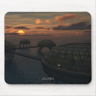 Ocean Communities Mousepad by 3dartwork