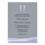 Ocean Double Seahorse Wedding Invitations invitations