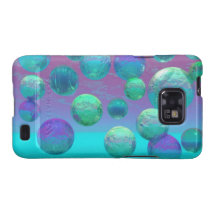 Ocean Dreams - Aqua and Violet Ocean Fantasy Samsung Galaxy Cases