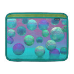 Ocean Dreams - Aqua and Violet Ocean Fantasy Sleeve For MacBook Air