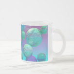 Ocean Dreams - Aqua and Violet Ocean Fantasy Coffee Mugs