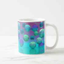 Ocean Dreams - Aqua and Violet Ocean Fantasy mugs