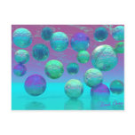 Ocean Dreams - Aqua and Violet Ocean Fantasy Post Card