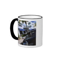 Ocean Drive, Miami Beach Florida Mugs