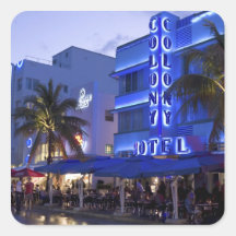 Ocean Drive, South Beach, Miami Beach, 2 Sticker