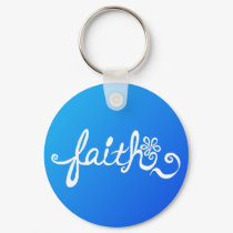 Ocean Faith Keychain by DesignerGal Ocean Faith Keychain
