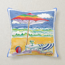 Ocean Front Property pillow