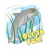 Ocean Fun Dolphin Ladies TShirt