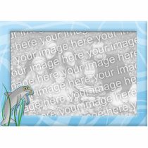 Ocean Fun Dolphin Picture Frame photo sculptures