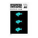 Ocean Glow_Aqua Blue Grouper postage postage