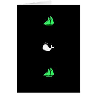 Ocean Glow_Clipper -Whale Multi-icon card