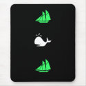 Ocean Glow_Clipper - Whale Multi-icon mousepads