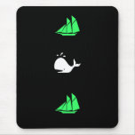 Ocean Glow_Clipper - Whale Multi-icon mousepads
