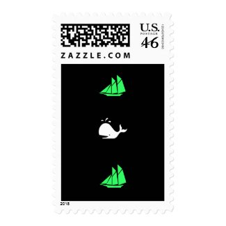 Ocean Glow_Clipper -Whale Multi-icon postage stamp