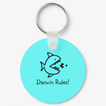 Ocean Glow_Darwin Rules! keychains by FUNauticals Ocean Glow_Darwin Rules! keychains