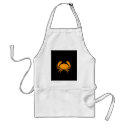 Ocean Glow_Orange Crab aprons by FUNauticals Ocean Glow_Orange Crab aprons