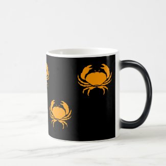 Ocean Glow_Orange Crab morphing mug