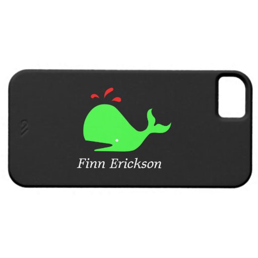 Ocean Glow_Spouty Whale_personalized iPhone 5 Covers