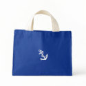 Ocean Glow_white anchor canvas bags