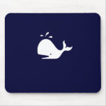 Ocean Glow_white Whale Mouse Pads