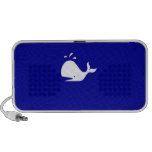 Ocean Glow_White Whale on Blue_custom Speaker