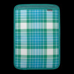 Ocean Grid Plaid ipad sleeves
