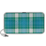 Ocean Grid Plaid speakers