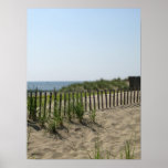 Ocean Grove Asbury Park NJ beach sand dune Poster