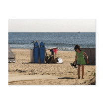 Ocean Grove NJ beach - Surf Boards Postcards