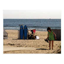 Ocean Grove NJ beach - Surf Boards Postcards