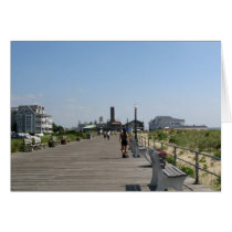 Ocean Grove NJ boardwalk Greeting Card