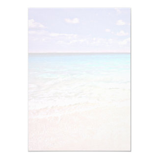 Ocean Horizon Tropical Scenic Blank Paper 5x7 Paper Invitation Card