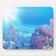 ocean life mouse pad