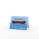 Ocean Liner Thank You note cards