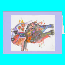Ocean of Calm Valentine's Day Card cards