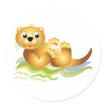 Ocean Otter Stickers