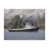 Ocean Peace, Factory Trawler in Dutch Harbor, AK Post Card