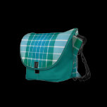 Ocean Plaid messenger bags