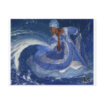 OCEAN QUEEN postcards by AFROFUSION OCEAN QUEEN postcards