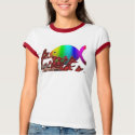 Ocean Rainbow Fish Symbol t-shirts