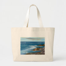 Ocean Roar Canvas Tote Tote Bag