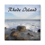 Ocean Rocks 1, Rhode Island Fridge Magnets