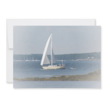 Ocean Sailboat Invitation