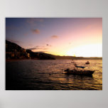 Ocean Scene at Sunset posters