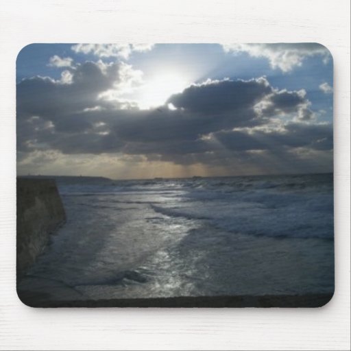 ocean scene mouse mats