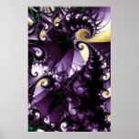 Ocean Storm Fractal Posters