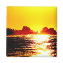 Ocean Sun Rock magnets