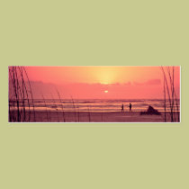 Ocean Sunrise Bookmarks business cards